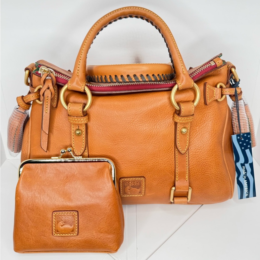 Dooney & Bourke Florentine Satchel & Large Framed Purse - Made in America
